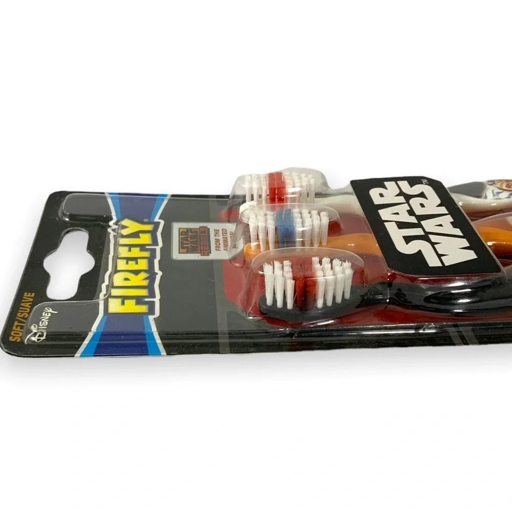 Star Wars Firefly Toothbrushes Disney Kids Two 3 Packs (6 Toothbrushes)